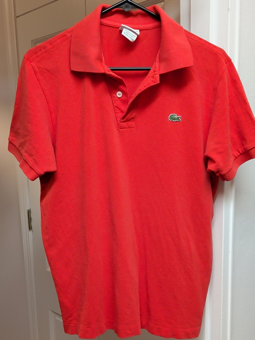 Lacoste Men’s Red Pique Polo Shirt